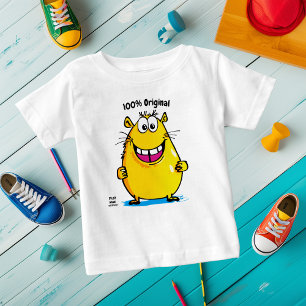 Camiseta Cartoon Colorida Capybara - Etiqueta Personalizáve