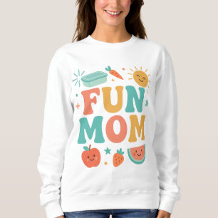 Camiseta Cartoon Colorida Retro Mãe Fruta Bonita