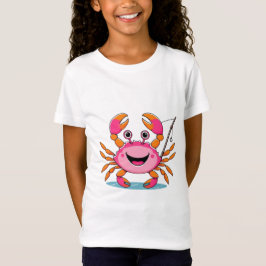 Camiseta Cartoon Crab Kids Tee