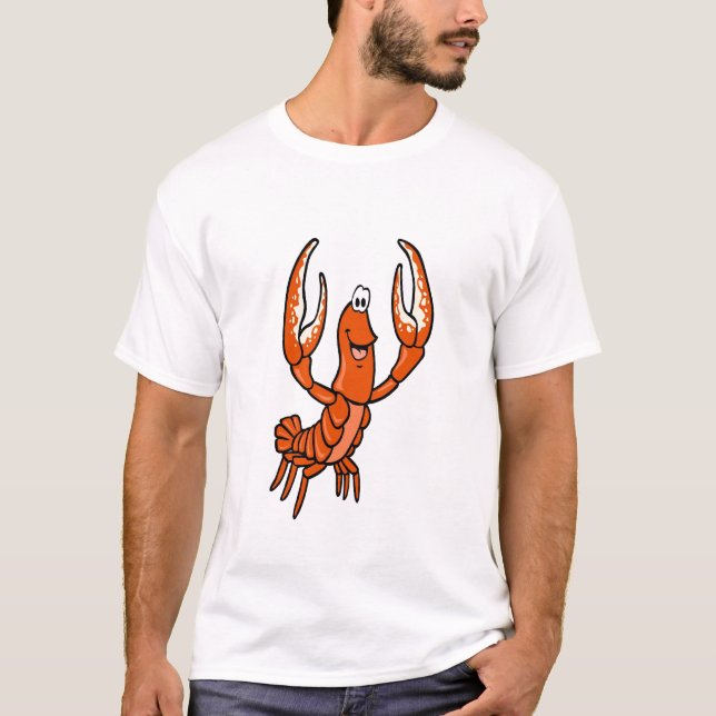 Camiseta Cartoon Crawfish (Frente)