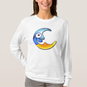 Camiseta Cartoon Crazy Moon