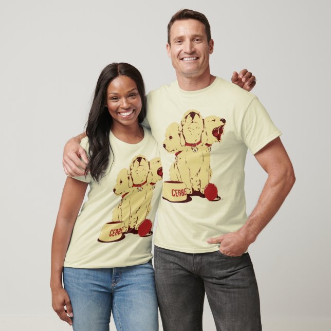 Camiseta Cartoon Cute Cerberus (Unissex)