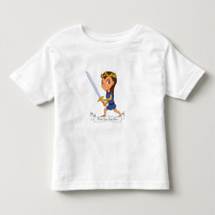 Camiseta Cartoon da princesa guerreira personalizada