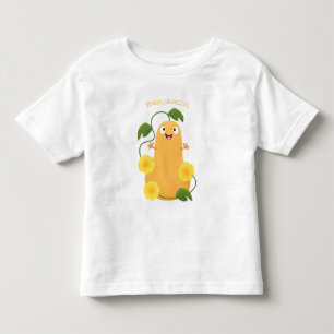 Camiseta Cartoon de abóbora de abóbora-de-bico-branca