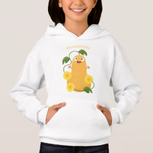 Camiseta Cartoon de abóbora de abóbora-de-bico-branca