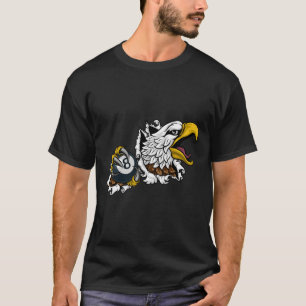 Camiseta Cartoon de Bailes da Piscina 8 da Águia