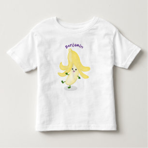 Camiseta Cartoon de banana kawaii