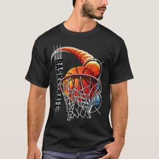 Camiseta Cartoon de basquete