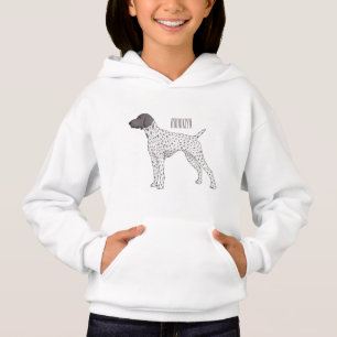 Camiseta Cartoon de cachorro-pintor alemão Shorthired