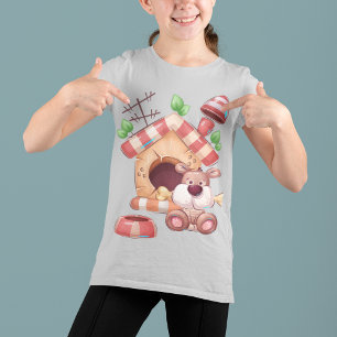 Camiseta Cartoon de Cães
