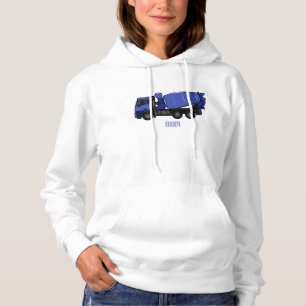 Camiseta Cartoon de caminhão de transporte misto em betão