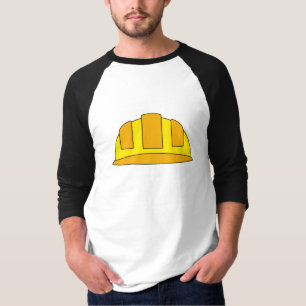 Camiseta Cartoon de Capacete Amarelo