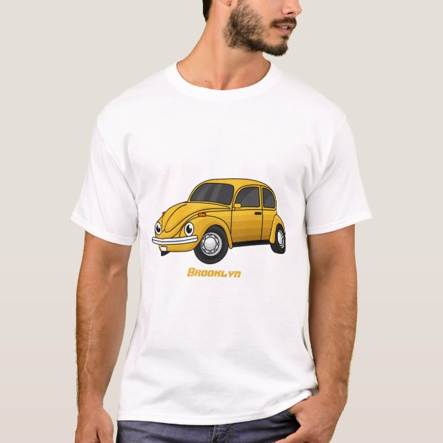 Camiseta Cartoon de carro clássico (Frente)