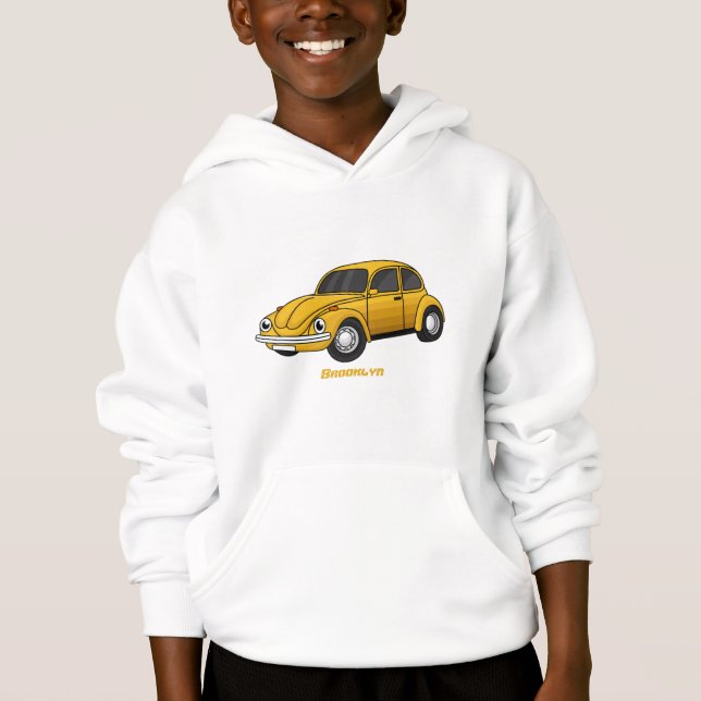 Camiseta Cartoon de carro clássico (Frente)