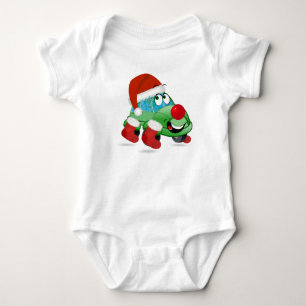 Camiseta Cartoon de Carro de Natal