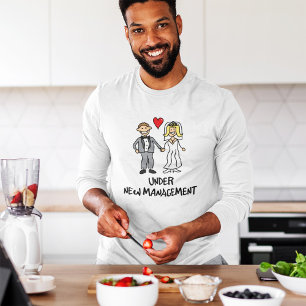 Camiseta Cartoon de Casamento - Sob Nova Administração