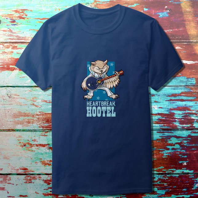 Camiseta Cartoon de Coroa de Estrelas Funny Rock Hootel (Criador carregado)