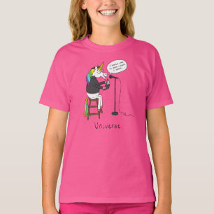 Camiseta Cartoon de cúpula do Unicorn