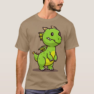 Camiseta Cartoon de Dragão Cento2