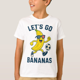 Camiseta Cartoon de Futebol Engraçado da Nana Chutando Band