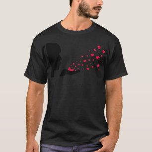 Camiseta Cartoon de galope Hearts