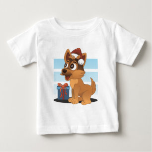 Camiseta Cartoon de German shepherd