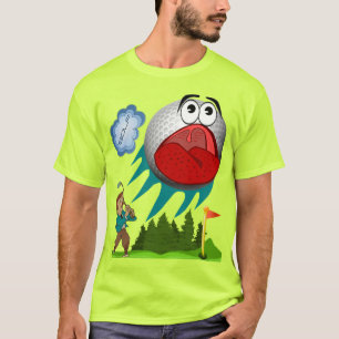 Camiseta Cartoon de Golf