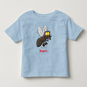 Camiseta Cartoon de insetos com mosca espinhenta