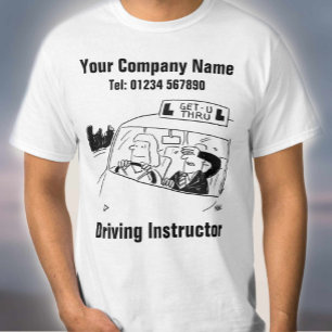Camiseta Cartoon de instrutor para personalizar