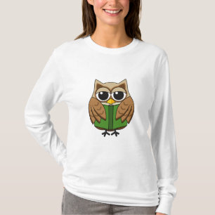 Camiseta Cartoon de Leitura de Carroçaria