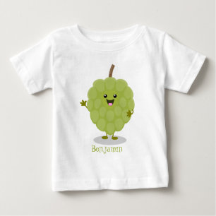 Camiseta Cartoon de maçã-pastelaria