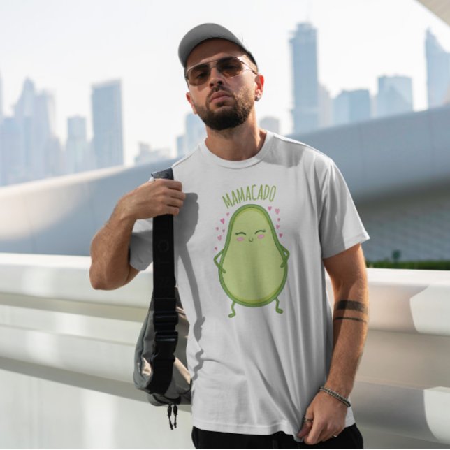 Camiseta Cartoon de Mãe Bonita Avocado (Criador carregado)