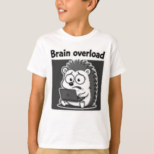 Camiseta Cartoon de meme de ouriço engraçado 