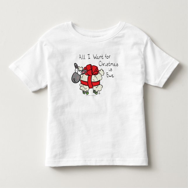 Camiseta Cartoon de Natal Engraçado Feriado (Frente)