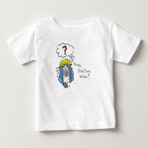 Camiseta Cartoon de Ovelha Engraçado de Natal Cristão