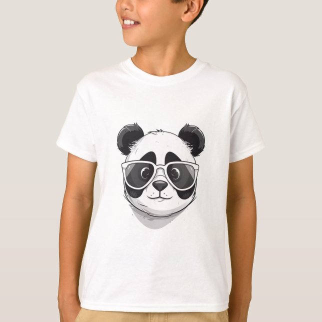 Camiseta Cartoon de Panda (Frente)