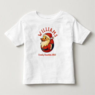 Camiseta Cartoon de Pato papai noel - Pato de Borracha de N