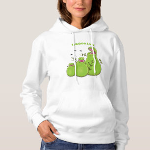 Camiseta Cartoon de plantas carnívoras verdes e engraçadas
