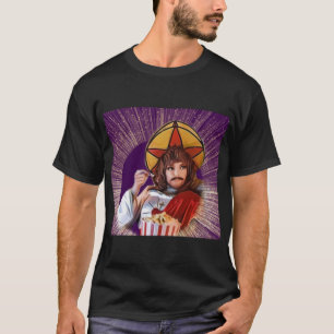 Camiseta Cartoon de roupas de Villanelle jesus matando eve 