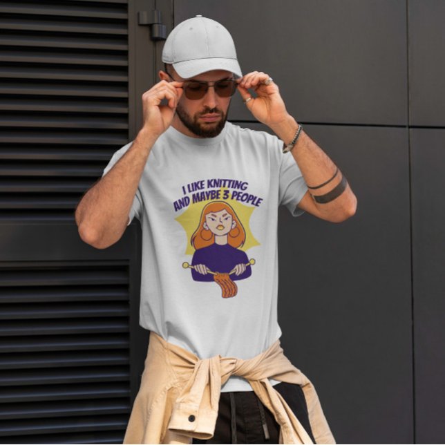 Camiseta Cartoon de tricô feminino (Criador carregado)