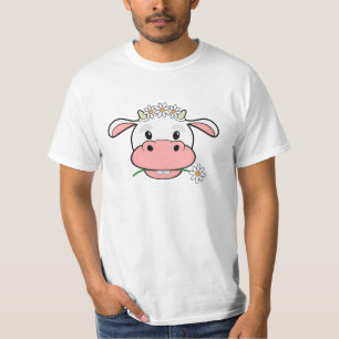 Camiseta Cartoon de Vaca   Camiseta-Fazenda-animal