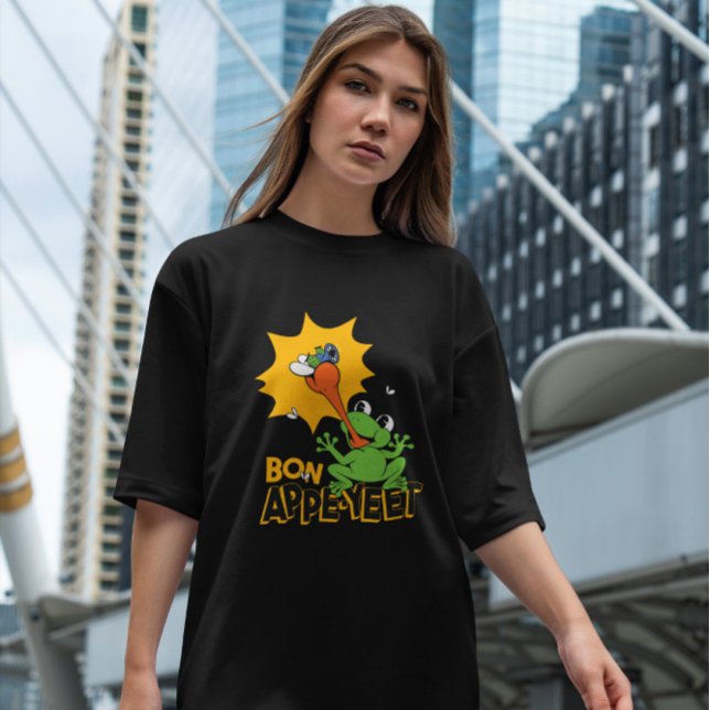 Camiseta Cartoon de Voo de Captura de sapo (Criador carregado)