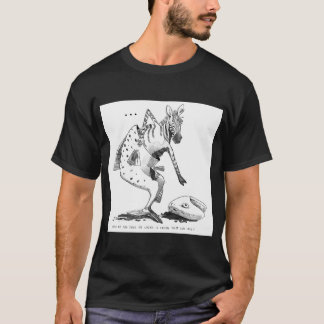 Camiseta Cartoon do Salmão Zebra
