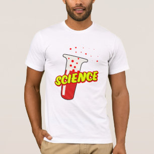 Camiseta Cartoon do Science Flask