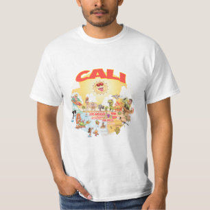 Camiseta Cartoon do Sul da Califórnia