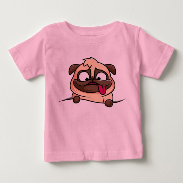 Camiseta Cartoon Dog Engraçado (Frente)