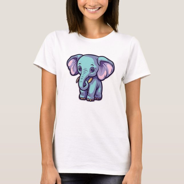 CAMISETA CARTOON ELEPHANT (Frente)