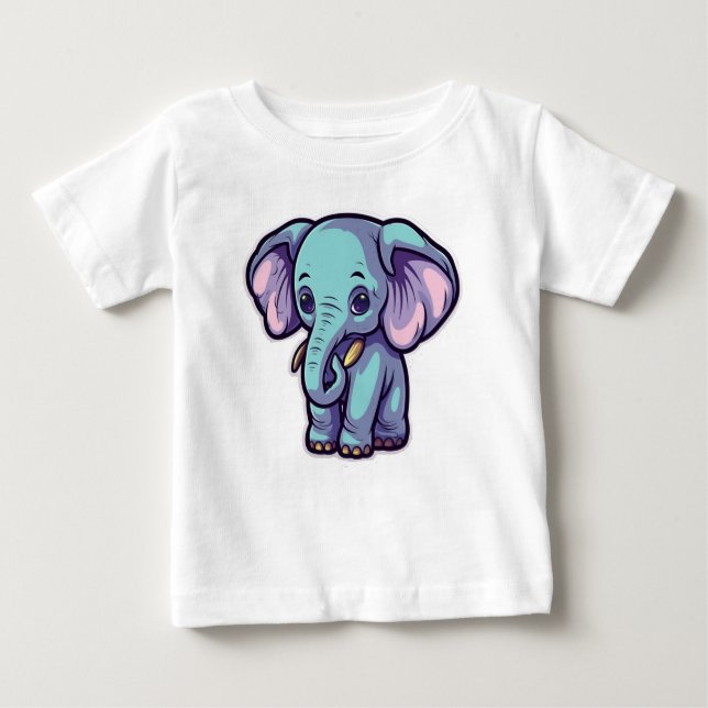 CAMISETA CARTOON ELEPHANT (Frente)