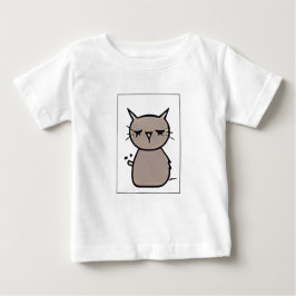 Camiseta "Cartoon Emoticon Burp De Cinzas Marrons De Emotic