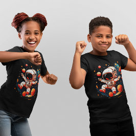 Camiseta Cartoon espacial astronauta